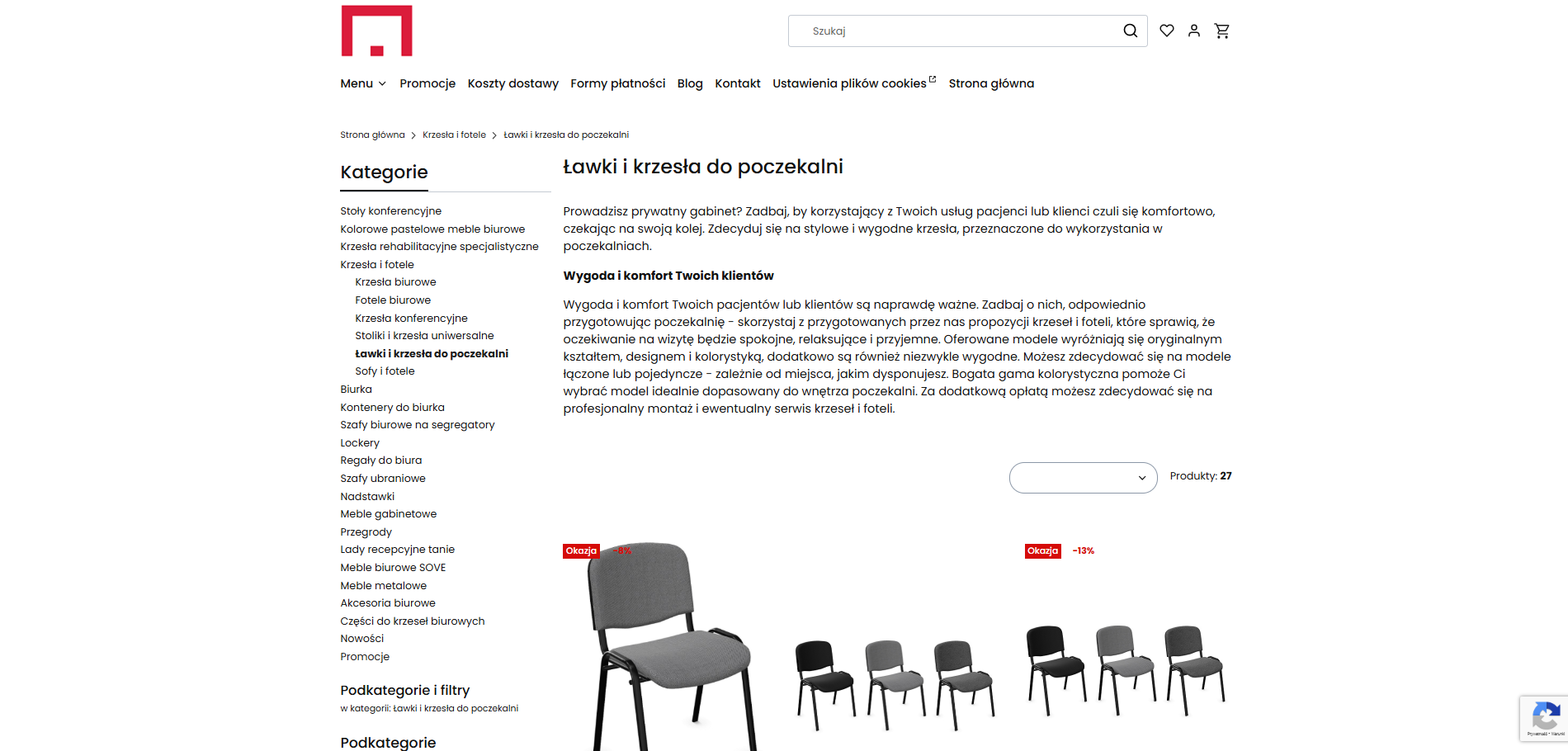 Jak dobrać krzesła do poczekalni w gabinecie lekarskim, salonie czy urzędzie?