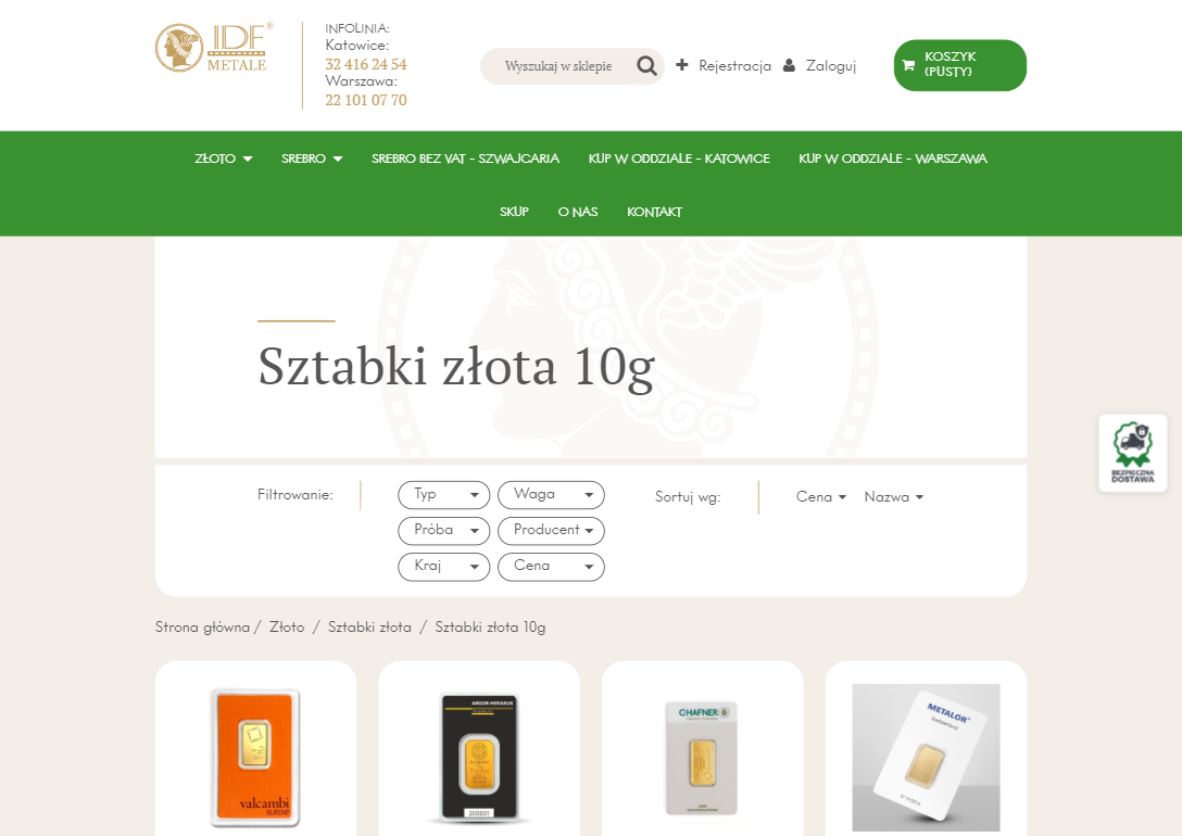 Sztabki złota 10g jako prezent inwestycyjny - czy to dobry pomysł?